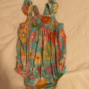 Posh peanut cap sleeve bubble romper